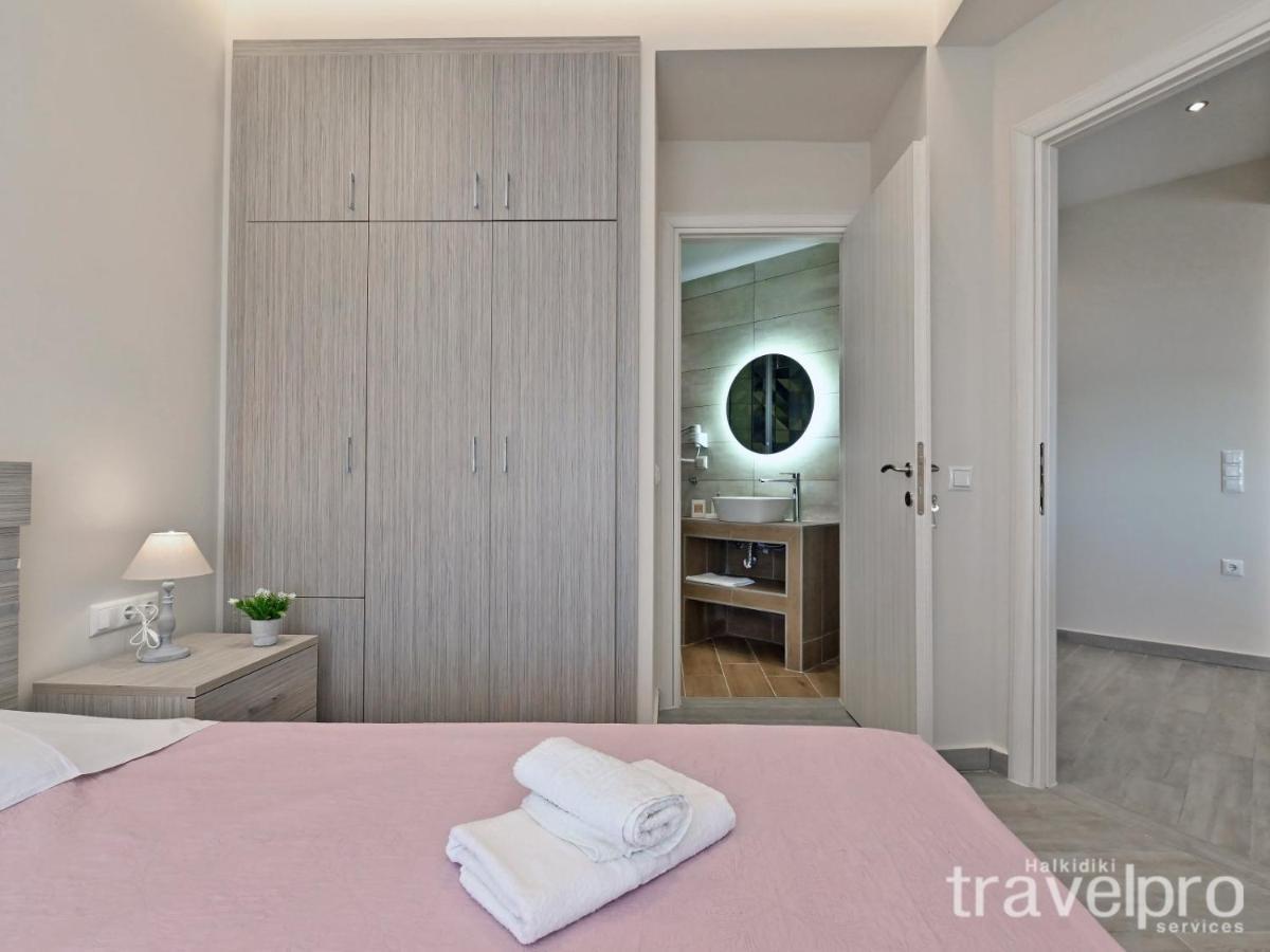 Sabbia Apartments Seafront By Rentalspro Services - Nea Moudania Halkidiki Kültér fotó