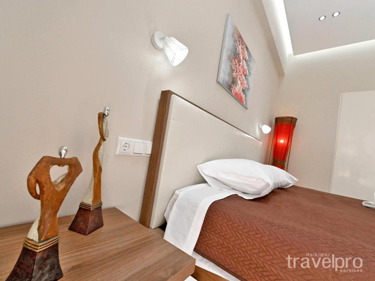 Sabbia Apartments Seafront By Rentalspro Services - Nea Moudania Halkidiki Kültér fotó