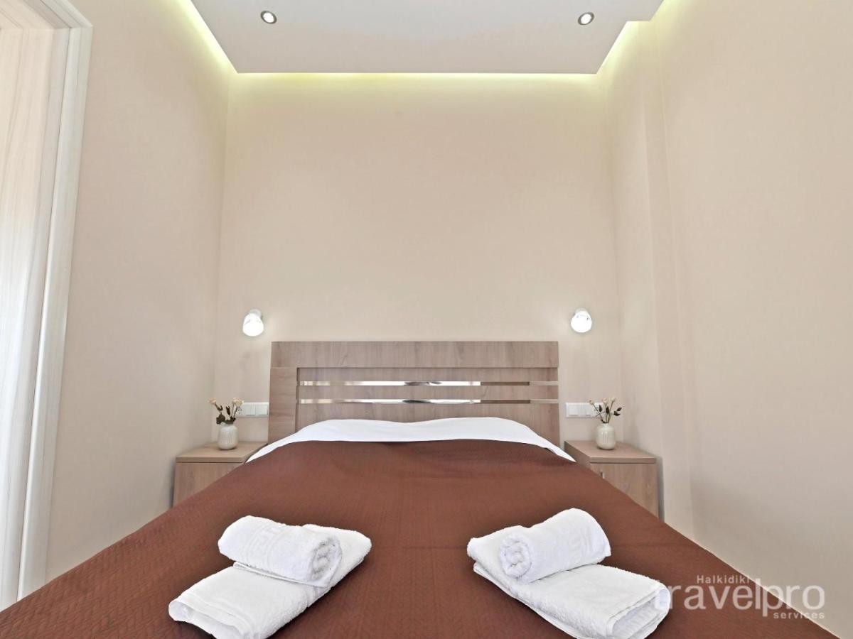 Sabbia Apartments Seafront By Rentalspro Services - Nea Moudania Halkidiki Kültér fotó