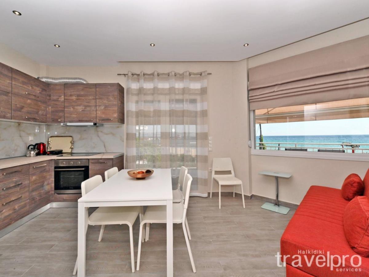 Sabbia Apartments Seafront By Rentalspro Services - Nea Moudania Halkidiki Kültér fotó