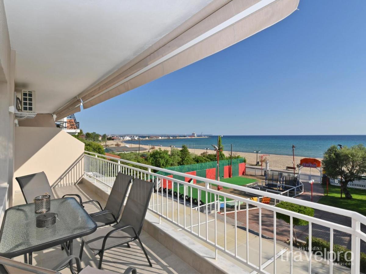 Sabbia Apartments Seafront By Rentalspro Services - Nea Moudania Halkidiki Kültér fotó