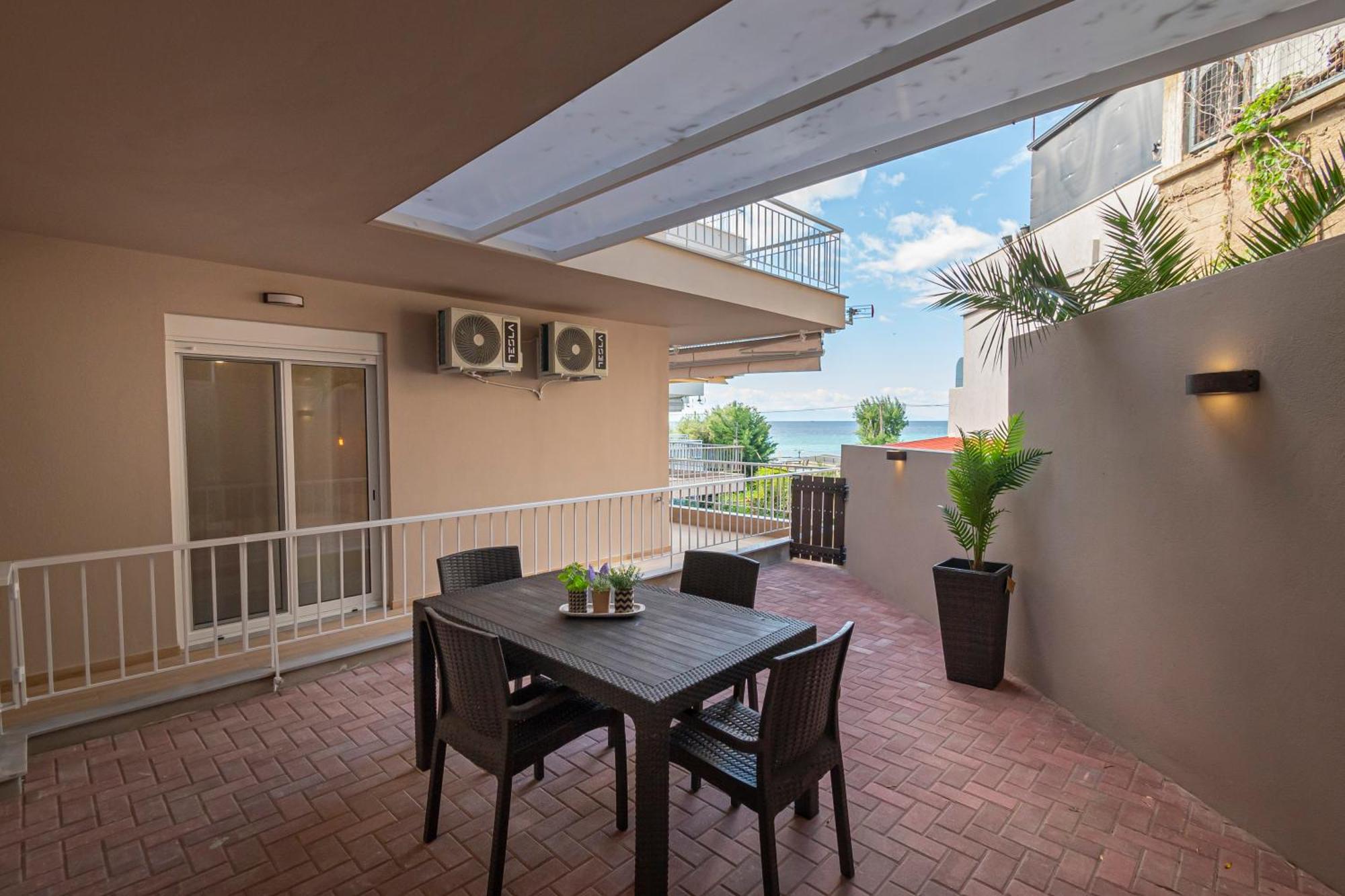 Sabbia Apartments Seafront By Rentalspro Services - Nea Moudania Halkidiki Kültér fotó